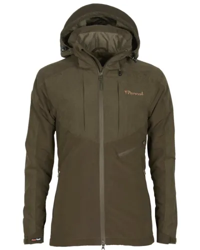 Pinewood Furudal Caribou Hunt Extreme Jkt W Suede Brown/D.Olive, kuva 1 / 1