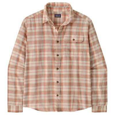 Patagonia M's L/S LW Fjord Flannel Shirt Handmade: Natural