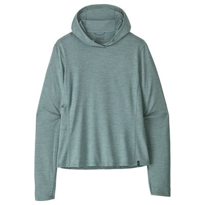 Patagonia W's Cap Cool Sun Hoody Nouveau Green - Blue Sage X-Dye