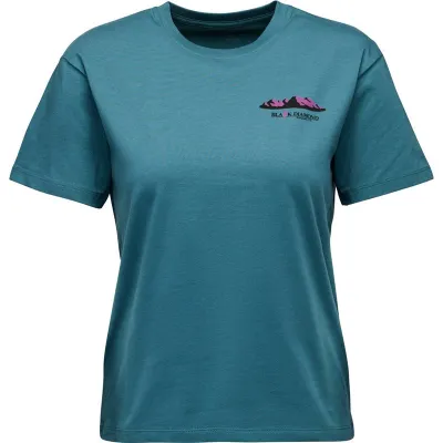 Black Diamond W Mountainscape Ss Tee Creek Blue, kuva 1 / 1