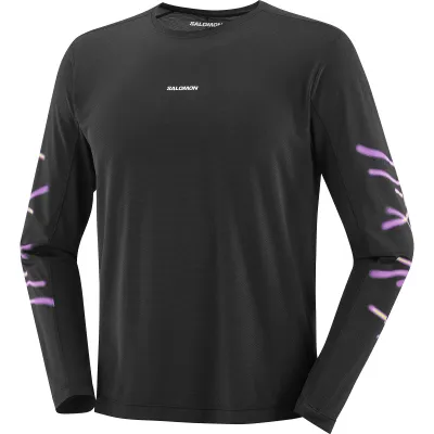 Salomon Men's Shakeout Core Long Sleeve Graph, kuva 1 / 1