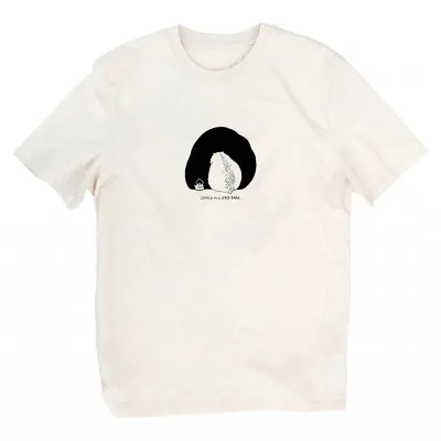 Lemmel Kaffe T-Shirt Lemmla Mig Ifred Raw Nat. White, kuva 1 / 1