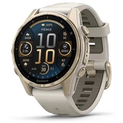 Garmin fenix 8 43mm.AMOLED.Saphire Gold