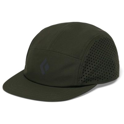 Black Diamond 5-Panel Synthetic Cap Dark Moss-Anthracite Icon Logo
