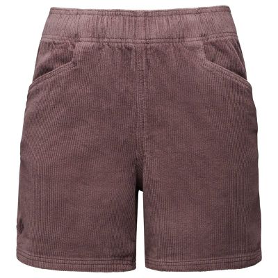 Black Diamond W Dirtbag Corduroy Shorts Dark Mauve