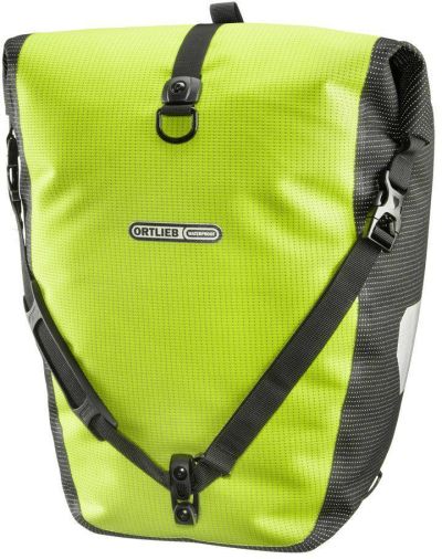 Ortlieb Back-Roller Hi-Visibility, yksi kappale heijastava pyörälaukku