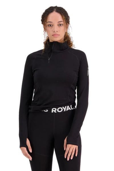 Mons Royale Olympus 3,0 Half Zip Women naisten merinovilla-alusasu