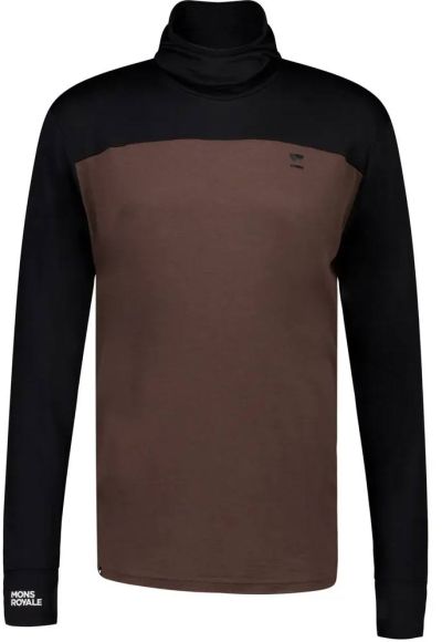 Mons Royale Yotei Powder Hood LS miesten pitkähihainen paita