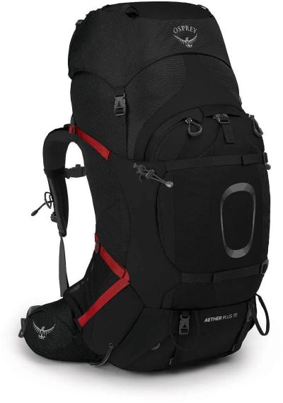Osprey Aether Plus 70 miesten vaellusrinkka