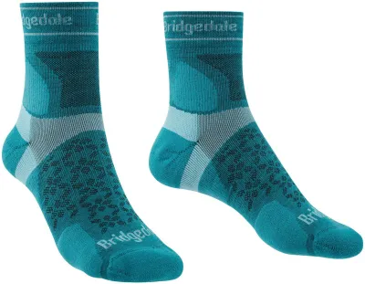 Bridgedale W UL T2 MerinoSport 3/4 naisten juoksusukat