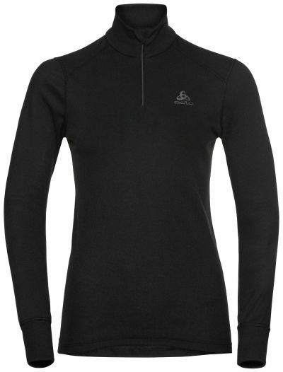 Odlo Women's ACTIVE WARM ECO Half-Zip Turtleneck Base Layer Top naisten puolivetoketjullinen aluspaita