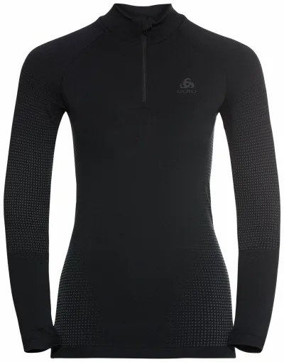 Odlo Women's PERFORMANCE WARM ECO ½ Zip Turtleneck Base Layer Top naisten aluskerrospaita, kuva 1 / 1