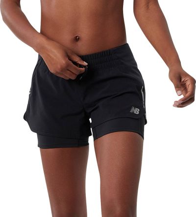 New Balance Impact Run 2in1 W Short naisten juoksushortsit