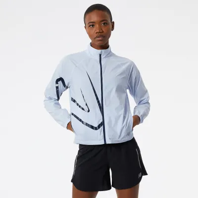 New Balance Women's Printed Impact Run Light Pack Jacket naisten juoksutakki, kuva 1 / 1