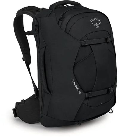 Osprey Farpoint 40 miesten matkailurinkka