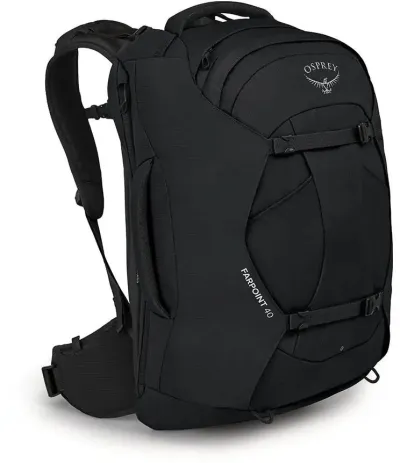 Osprey Farpoint 40 miesten matkailurinkka