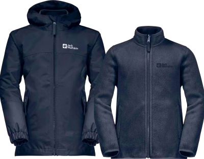 Jack Wolfskin Girl's Iceland 3in1 Jacket tyttöjen takki