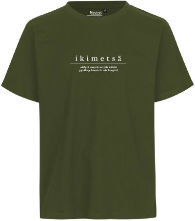 Metsä/Skogen Ikimetsä Tee, Tekstipainatus t-paita ja toppi