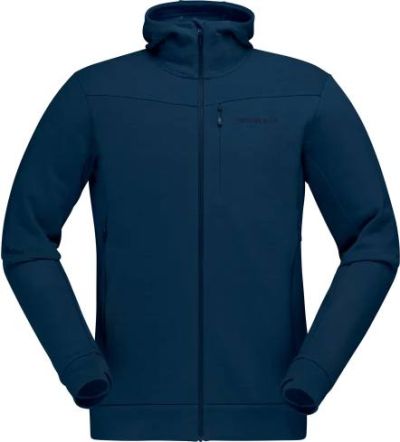 Norrøna Men's Falketind Warmwool Stretch Zip Hood miesten välikerroshuppari