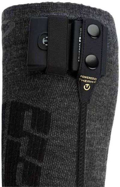 Therm-Ic Ultra Warm Comfort Ski Socks S.E.T. + S-pack 1400B sähköllä lämpeävät sukat ja akkusetti