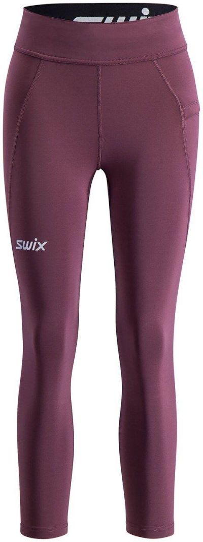 Swix Women's Pace High Waist Cropped Tights naisten juoksutrikoot