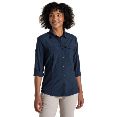 Craghoppers Women's Nosilife Adventure Long Sleeve III Shirt naisten kauluspaita