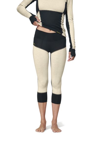 Devold Women's Tuvegga Merino 3/4 naisten merinovillaiset kerrastohousut