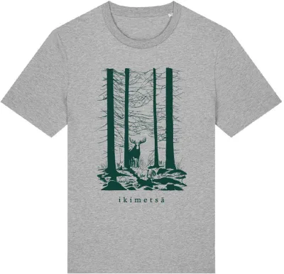 Metsä/Skogen Ikimetsä Tee Hirvi t-paita/toppi