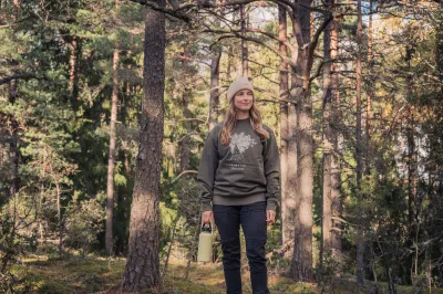 Metsä/Skogen Ikimetsä College Haapa huppari