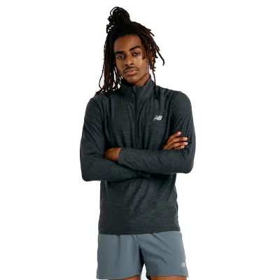New Balance Men's Space Dye 1/4 Zip miesten pitkähihaispaita, kuva 1 / 1
