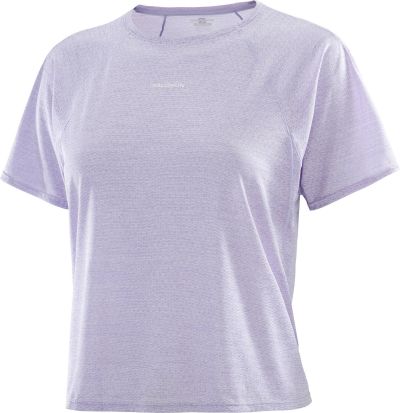 Salomon Women's Shakeout Air Crop Tee naisten croptop