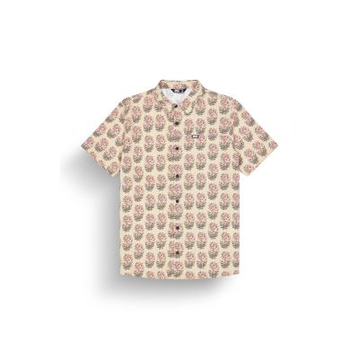 Picture Organic Clothing Men's Klivox Printed Short Sleeve Shirt miesten kauluspaita