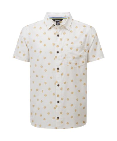 Sherpa Men's Newar Peacock Short Sleeve Shirt miesten kauluspaita