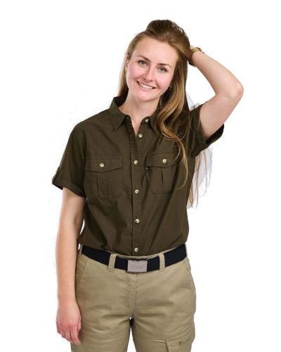 Pinewood Women's Safari Short Sleeve Shirt naisten kauluspaita