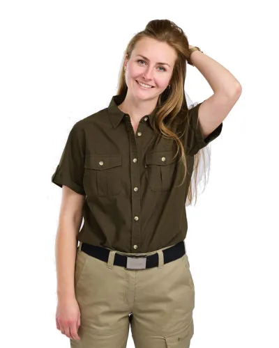 Pinewood Women's Safari Short Sleeve Shirt naisten kauluspaita, kuva 1 / 1