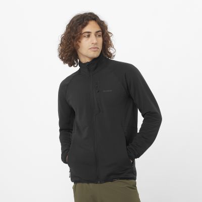 Salomon Men's Essential Lightwarm Full Zip miesten välikerrosfleece-takki