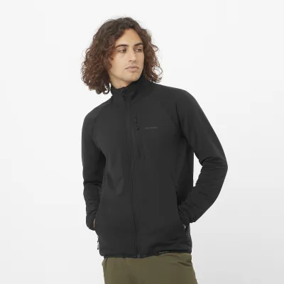 Salomon Men's Essential Lightwarm Full Zip miesten välikerrosfleece-takki, kuva 1 / 1