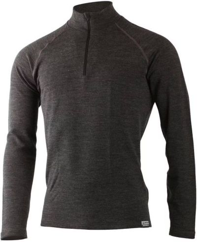 Lasting Men's Honka Half Zip miesten merinovilla-alusasu