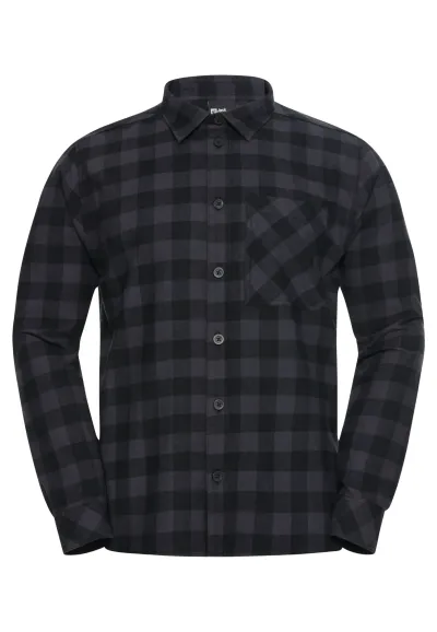 Jack Wolfskin Men's Lite Flannel Shirt miesten flanellipaita