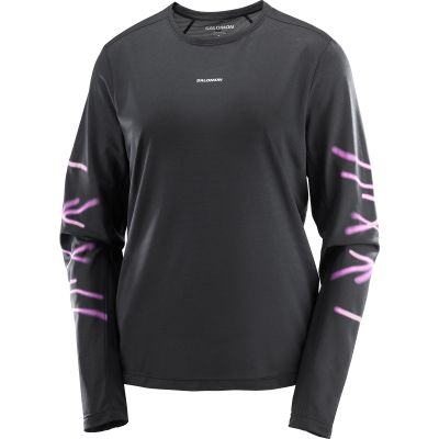 Salomon Women's Shakeout Core Long Sleeve Graph naisten pitkähihainen paita