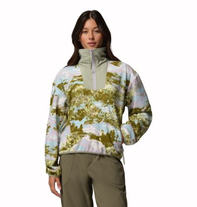 Columbia Women's Sequoia Grove Print Half Zip Fleece naisten fleecepaita