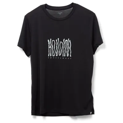 Houdini W's Tree Message Tee True Black / Wave, kuva 1 / 1