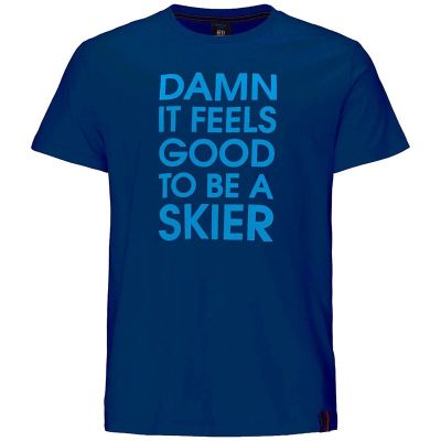 Elevenate Men's Skiers Tee Dark Navy