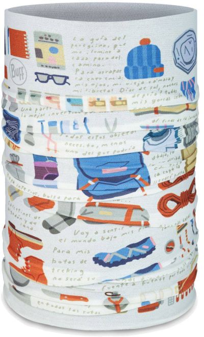 Buff Coolnet UV Camino Guia Peregrino kauluri