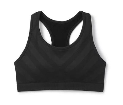 Smartwool Merino Sport Seamless Racerback Bra Black