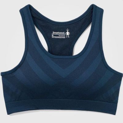 Smartwool Merino Sport Seamless Racerback Bra Twilight Blue