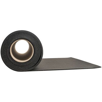 Master Fitness Gymgolv Rulle 6 mm Svart/Grå, Gymgolv