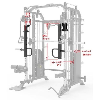 Master Fitness Jammer Arm X16-X18-X19-X22, Power rack