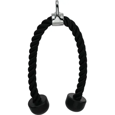 Master Fitness Nero Triceps Rope Short, Draghandtag
