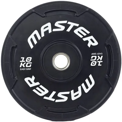 Master Fitness Easy Grip Black, Viktskivor bumper, kuva 1 / 1